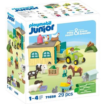 Constructeur Playmobil 71656 Ferme Junior avec tracteur