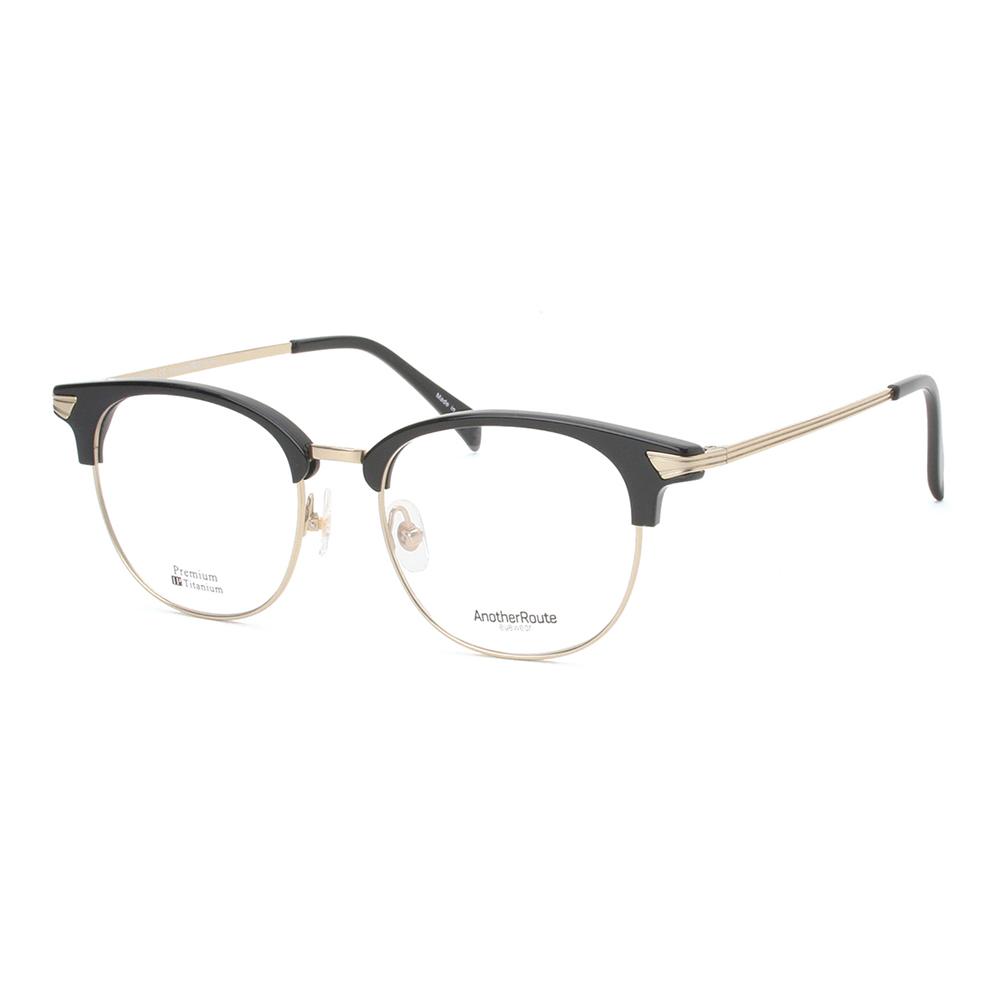 Eonadeoluteu Titanium Eyeglass Frames Ennoble Oversized Metal Combination Half Frames