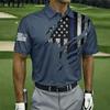 2026 Independent Station Summer Men's Casual Lapel POLO Shirt 3D Digital Printing Men's Outdoor POLO Shirt
