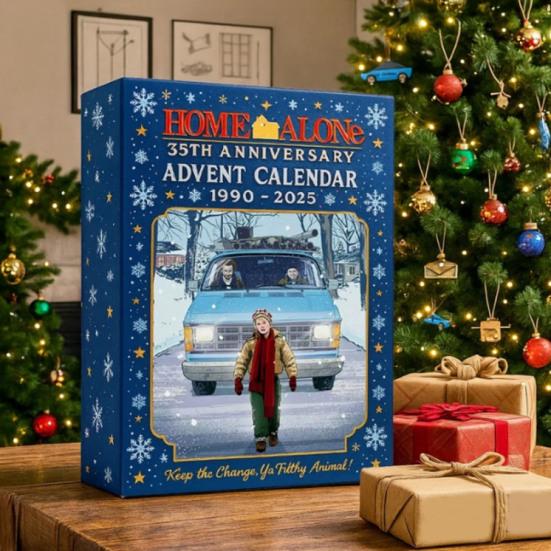 Movie Advent Calendar 2025 24 Days Acrylic Ornament with Movie Themes Christmas Countdown Decor