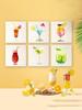 6 Pack Color By Number Painting Kits with Brush and Acrylic Paints Color by Numbers Kit DIY Oil Painting Set for Home Wall Decor
