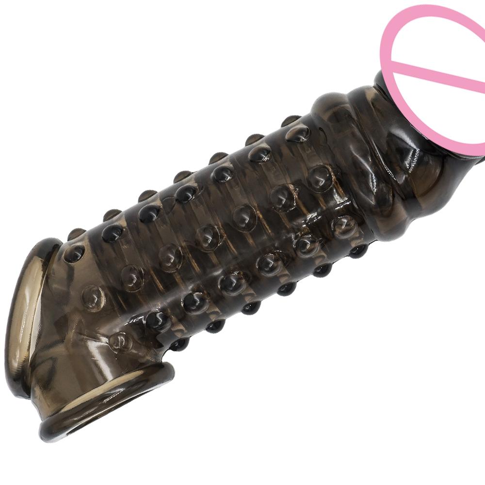Delayed Ejaculation Penis Sleeve with G-spot Stimulation Function Spike Sleeve for Adults To Increase Passion Sex