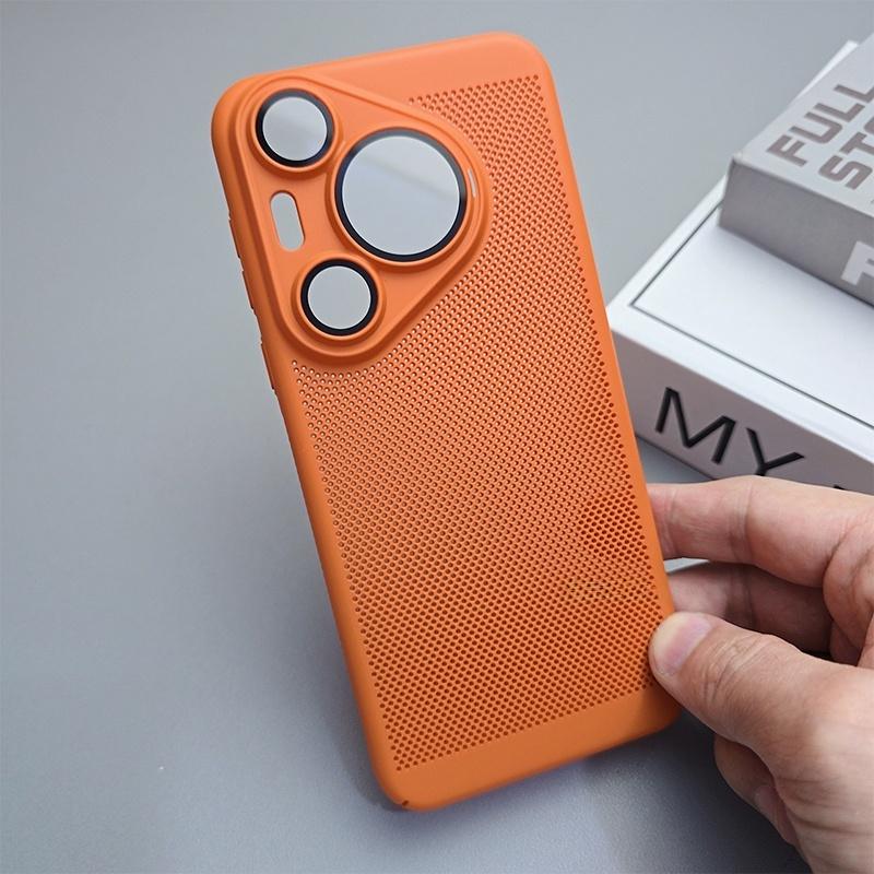Huawei Pura 80 70 Ultra P80 P70 P60 P50 Pro P60Art P50E P40 Glass Lens Protection Cover Cooling Heat Dissipation Phone Case