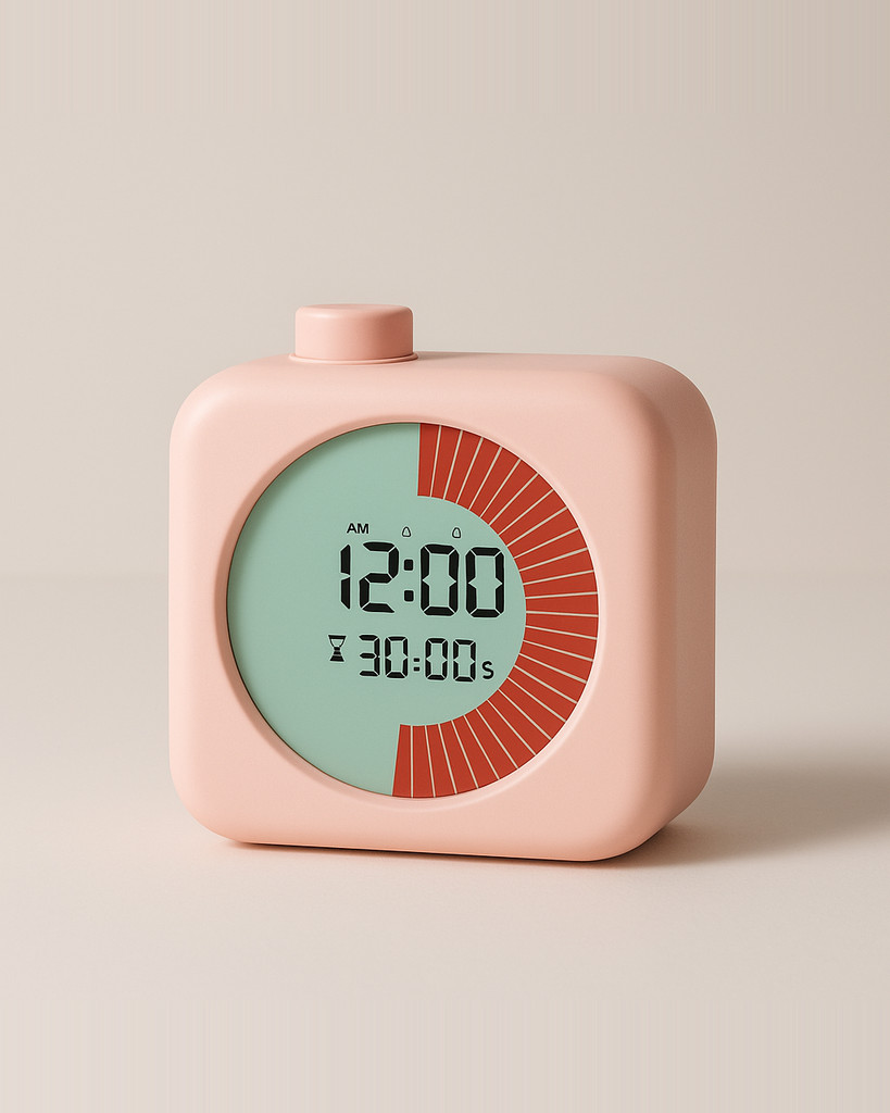 Digitaler Produktivitätstimer Visueller Countdown-Funktion Wecker Schlummerfunktion Tonerinnerung