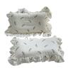 Cotton Kids Pillowcase Girls Use 30x50cm 35x55cm 40x60cm Pure Printed With Ruffle Trim Princess Style