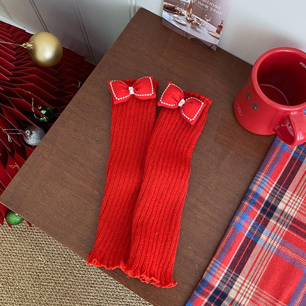

Хлопковые детские носки, красные гетры, ворсовые носки, милые гетры Embroidery Thread