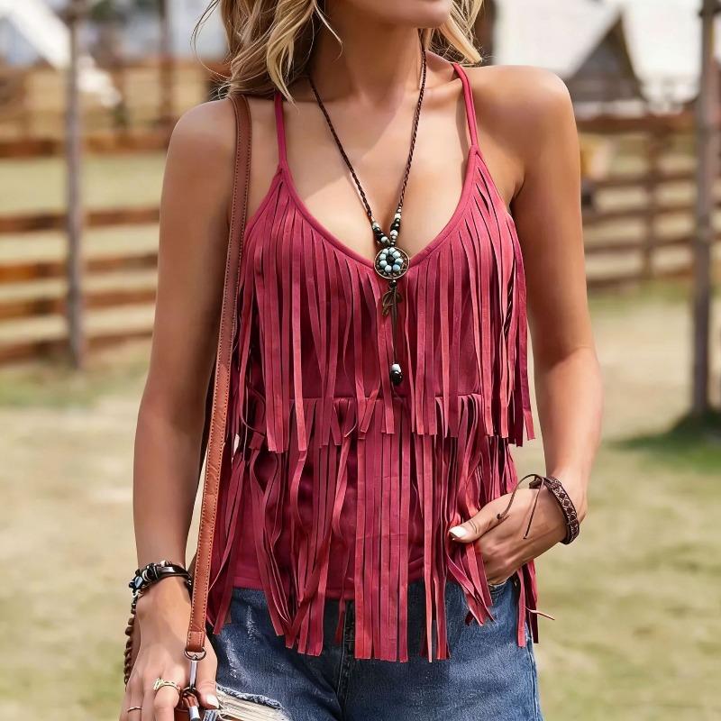 GMXIA Bluse e Camicie Casual da Donna Senza Maniche Scollo a U