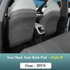 Car Seat Back Anti-Kick Pad Armrest Box Rear Anti-Dirty Mat Cushion Protector  Accessories For Changan Deepal L07 2026 2026 2026