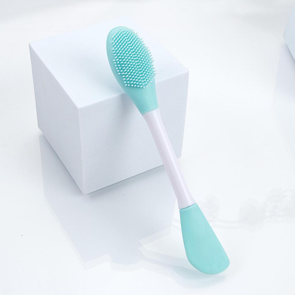 Silicone Double-Headed Facial Cleansing & Mud Mask Applicator Brush