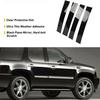 4PCS For 2007-2014 Cadillac Black Posts Escalade Pillar Cover Door Window Trim