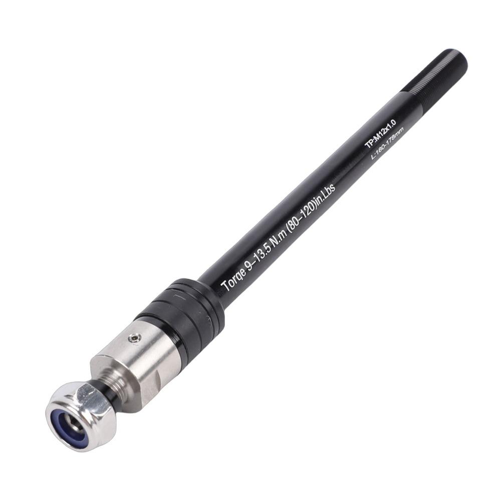 Adjustable Thru Axle Aluminum Alloy, Stainless Steel Bike Thru Axle Adapter Rear Axle Replacement