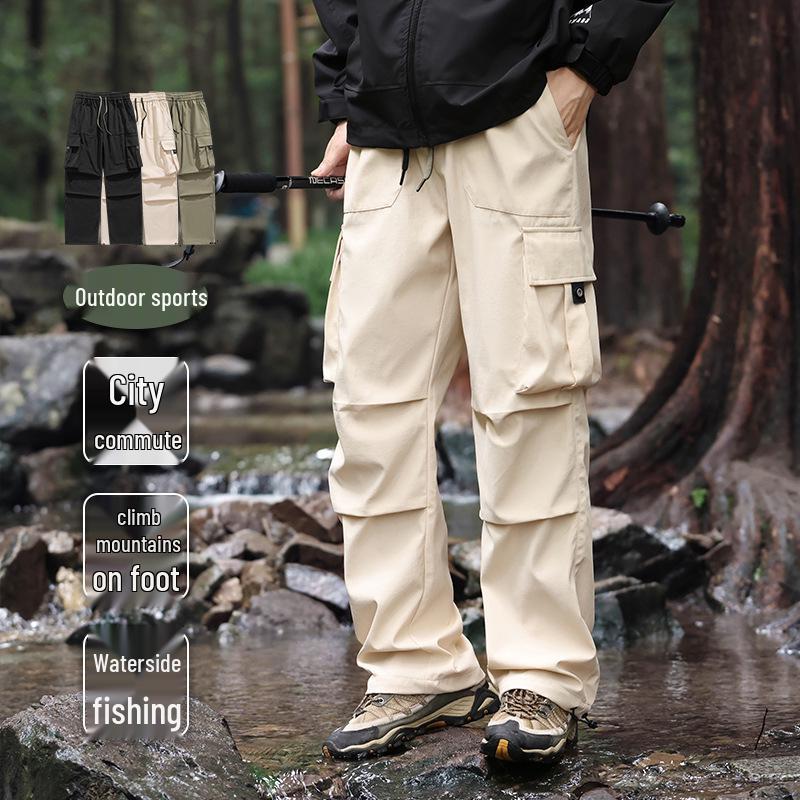 

Мужские водонепроницаемые ветрозащитные повседневные брюки прямого кроя для активного отдыха 2XL (140-155 lbs)