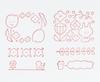 Mizutama Marks Wooden Stamp Set, Flower, MZT-STM2-A