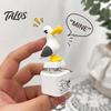 Talos 1/2Pcs Seagull Mine Button Keychain, Rechargeable Fidget Clicker with Real Sound & LED Light, Mini Hanging Buckle Toy