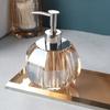 Crystal Lotion Bottle Hand Sanitizer and Shower Gel Press Pack Empty Bottles Hotel Bathroom Accessories Tray Toilet Set