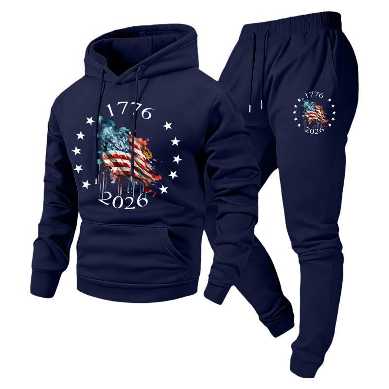 2025 Autumn Unisex Trendy Hooded Pullover Sweatshirt & Sportswear Set