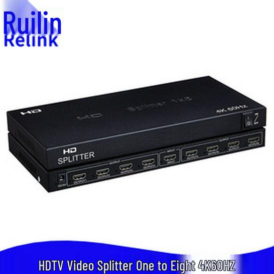 4K HDMI Splitter: 1 Input to 2 Output Screen Sharing Converter