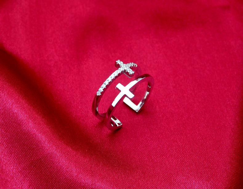 925 Sterling Silver Ring Open Adjustable Silver/Gold Ring Fashion Exquisite Student Girlfriend Jewelry Accessories Wedding Party