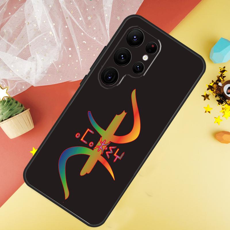 Amazigh Berber Flag Phone Case For Samsung Galaxy S26 S25 S24 S21 S20 S22 S23 Ultra S10 Plus S25 FE Cover Coque