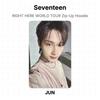 Seventeen RIGHT HERE WORLD TOUR Zip-Up Hoodie Official Photocard