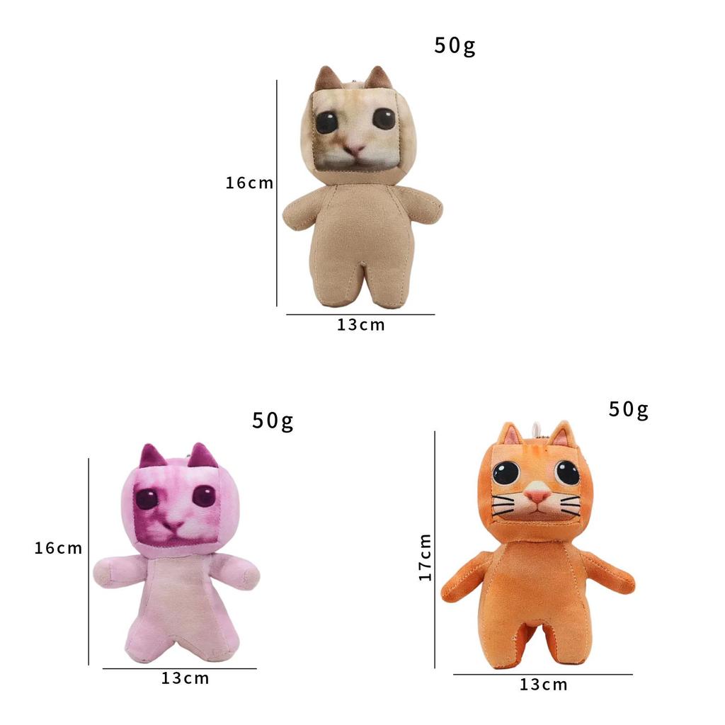 Amigatido Meow Meow Plush Toy With Soft Short Pile For Kids And Collectors