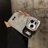 For iPhone 17 Pro Case Full Rhinestones Design Hidden Lens Kickstand TPU PC Phone Cover