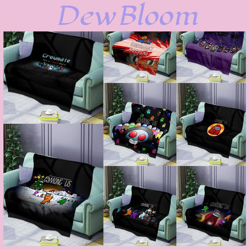 Among Game Us Blankets Soft Comfortable Warm Flannel Printed Cartoon Winter