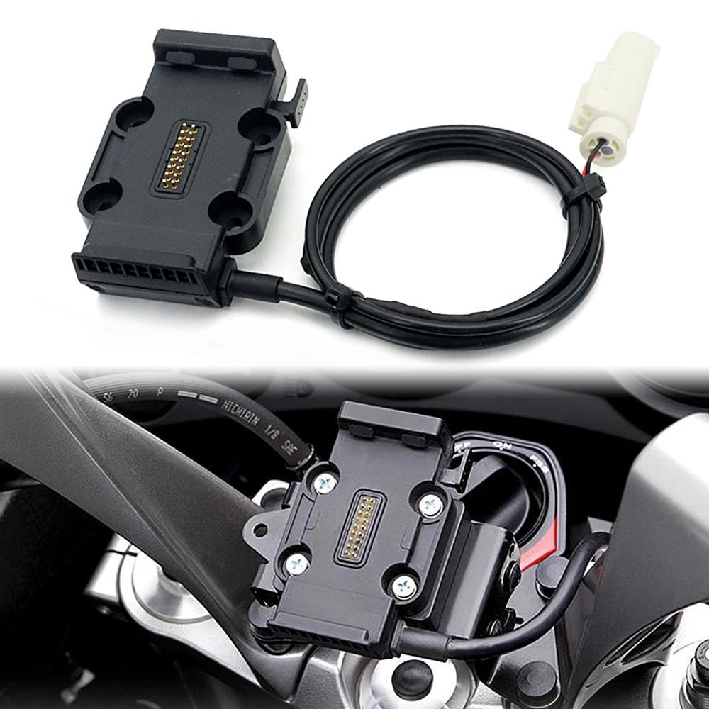 Motorcycle GPS Phone Holder USB Wireless Charging Navigation Bracket Base Lossless Port For BMW R1200RT R1250RT R 1200 1250 RT