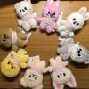 Plush Keychain Stray Kids Plush Toy Water Scarf Bean Eye Felix Plush Keychain Male and Female Fans Birthday Gift