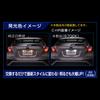 Carmate Car License Lamp LED GIGA T10 6700K (Smart Blue