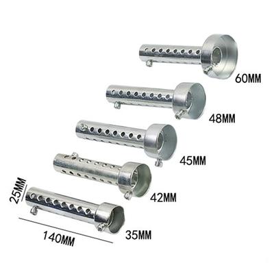 42/48/60mm Universal Motorcycle Exhaust Muffler Adjustable DB Killer Muddlers Noise Sound Eliminator