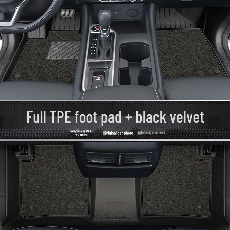 Nissan Sylphy TPE Floor Mats: 14th-15th Gen, Full Coverage Foot Mats