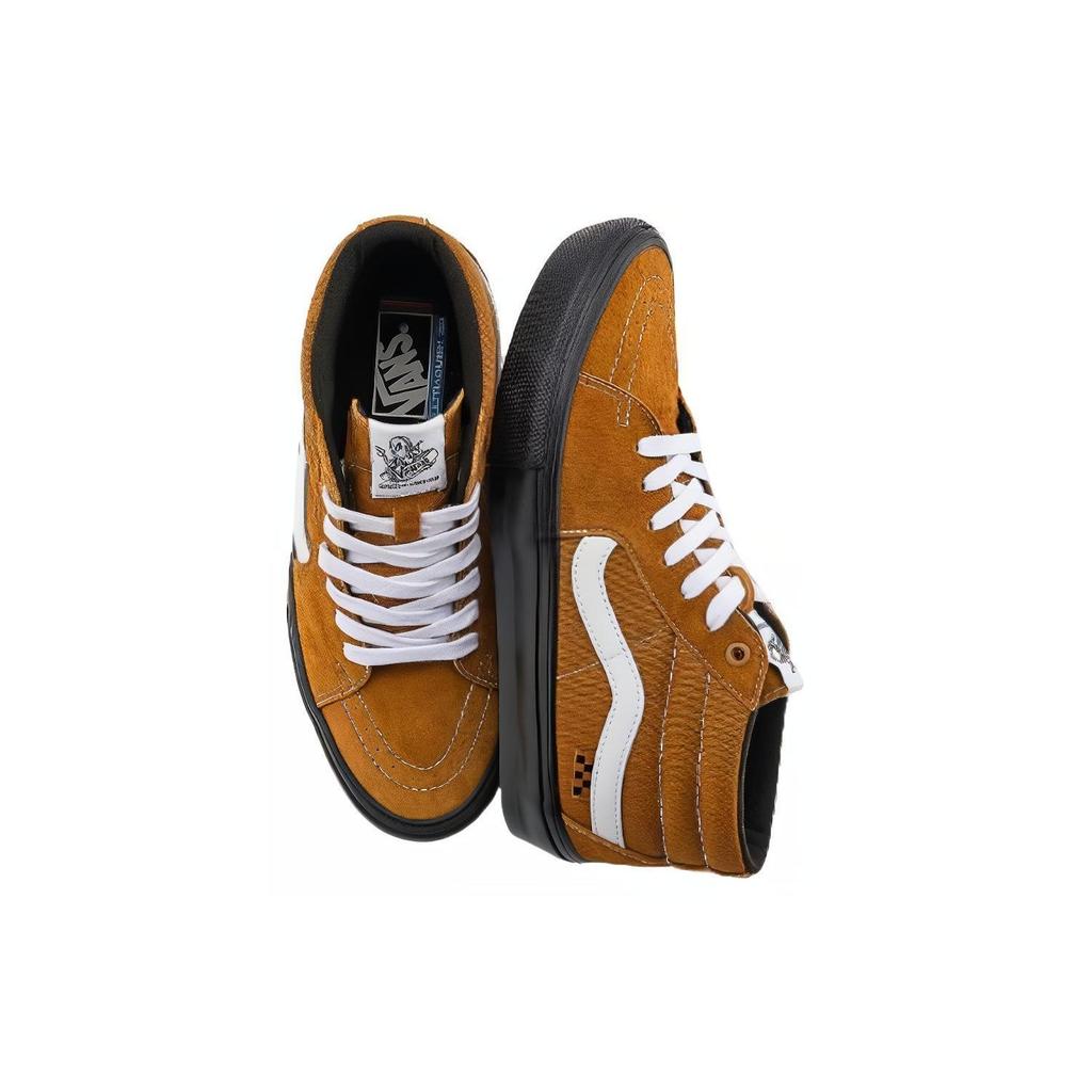 Vans Skate Grosso Versatil Confortabil Simplu Pantofi de Skate Low-Top Unisex Pantofi de Skate Galben VN0A5FCGY49
