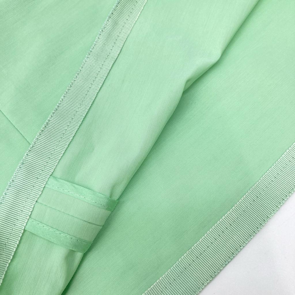 DRAWER Lime Summer Grosgrain Pocket Flare Skirt Skirt 40 limeUsed