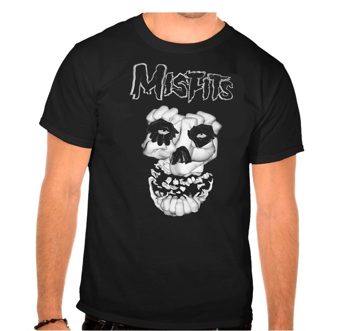 MISFITS Rules Rock Fun Music BLACK T-shirt 853 XXXXL