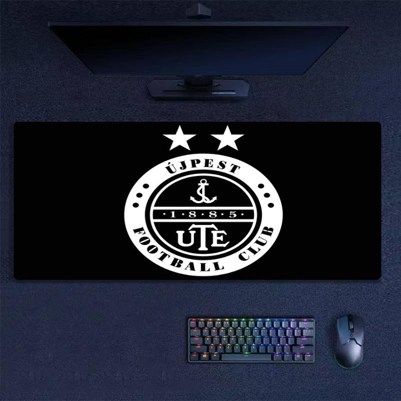 Ujpest FC Print Cushion Non-slip Laptop Tablet Big Mousepad XXL Mat Mini PC Playmat With Lock edge