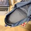 Student Backpack Couple Backpack Campus Plaid School Bag
