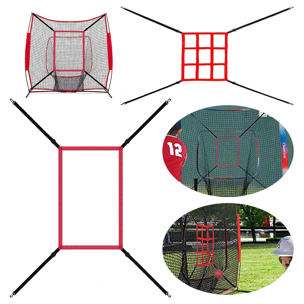 Baseball Practice Net Portable Hitting Pitching Batting Training Net Baseball Pitching Net Training Aids For Hitting Pitching