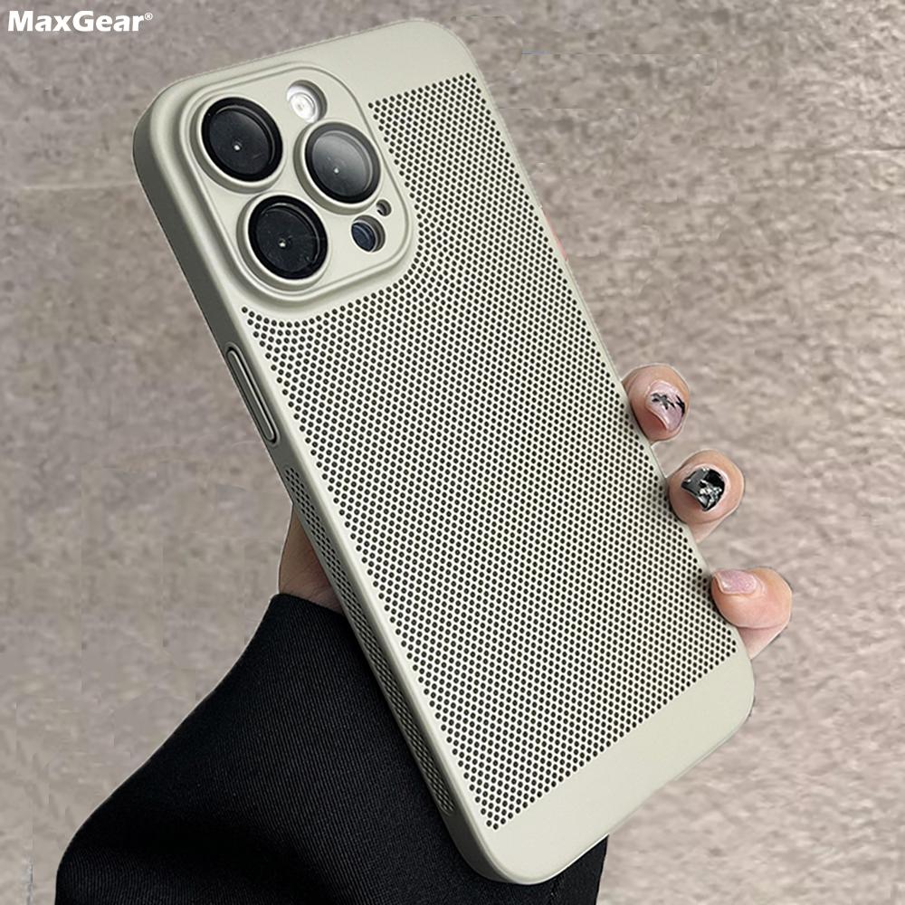 Cooling Matte Heat Dissipation Case For iPhone 17 Air 16 15 14 13 12 11 Pro Max X XS Max XR Plus SE Mini Metallic Cover