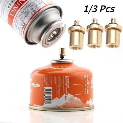 Gasbrenner-Adapter Outdoor Camping Gasnachfülladapter Zylinder Gasflasche Gasbrenner Zubehör Wandern Aufblasen Butan-Kartusche