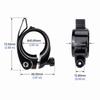 Aluminium Alloy Bike Seat Clamp Extended Bolt Design Quick Release Locking Clamp  Folding Bikes