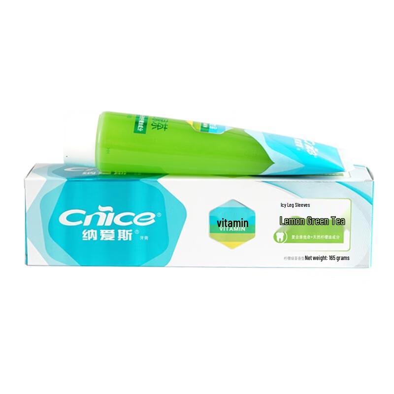 

NICE Lemon Green Tea Toothpaste, 2 x 165g Pack