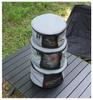 Portable Camping Cookware Set with Tableware Storage Bag