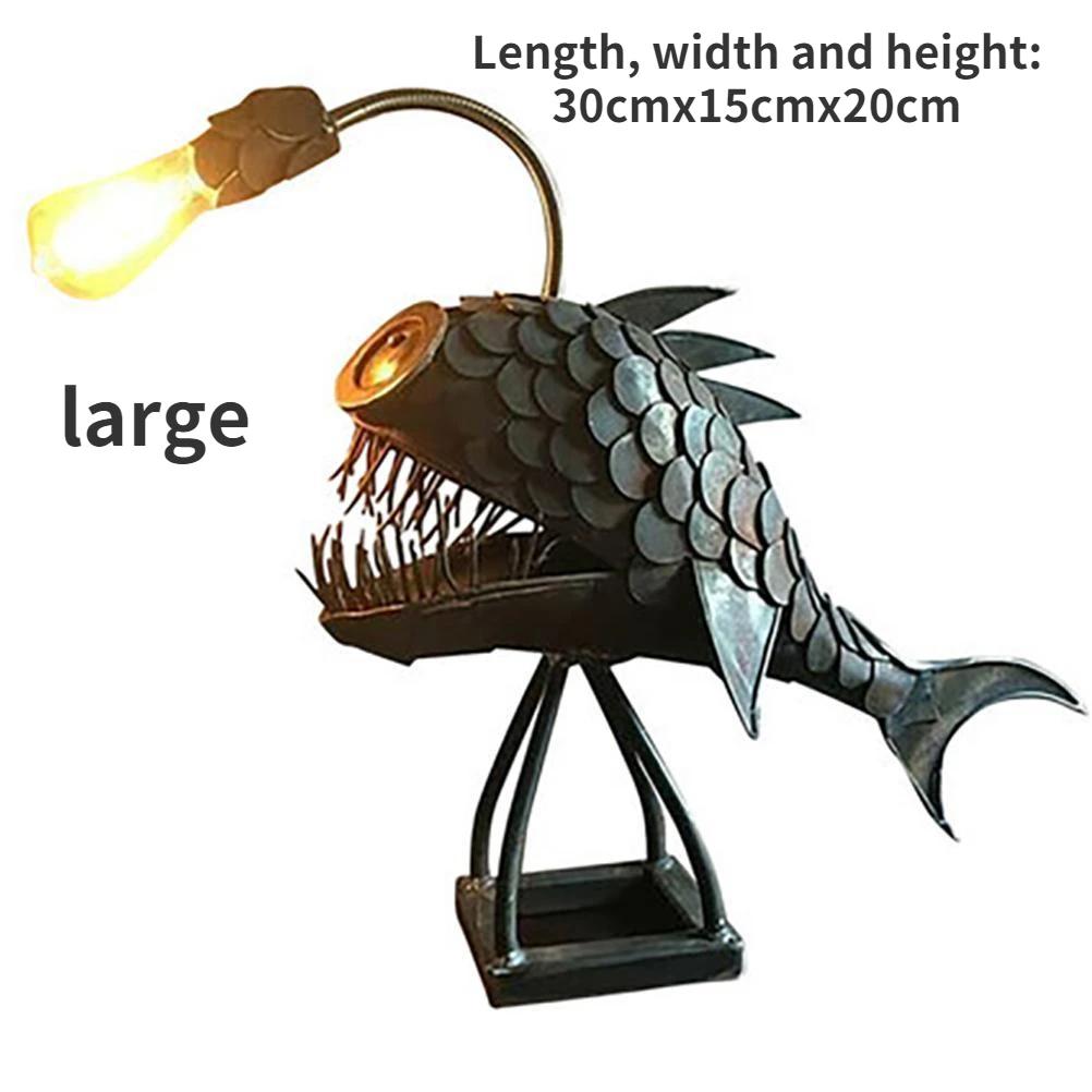 

Ретро-лампа в виде рыбы для любителей рыбалки, рыбаков, ламп, от пола до потолка, для дома, спальни, кабинета, украшения, мебели