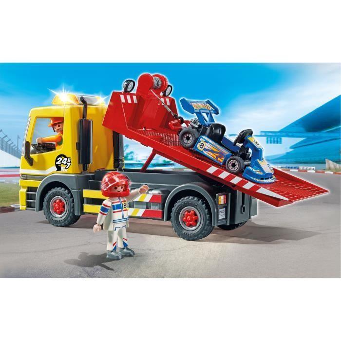 PLAYMOBIL 71429 Mașină de remorcare cu quad, City Life, 2 personaje, De la 4 ani