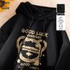 GENIOLAMODE Herren Bären-Print Oversize Hoodie