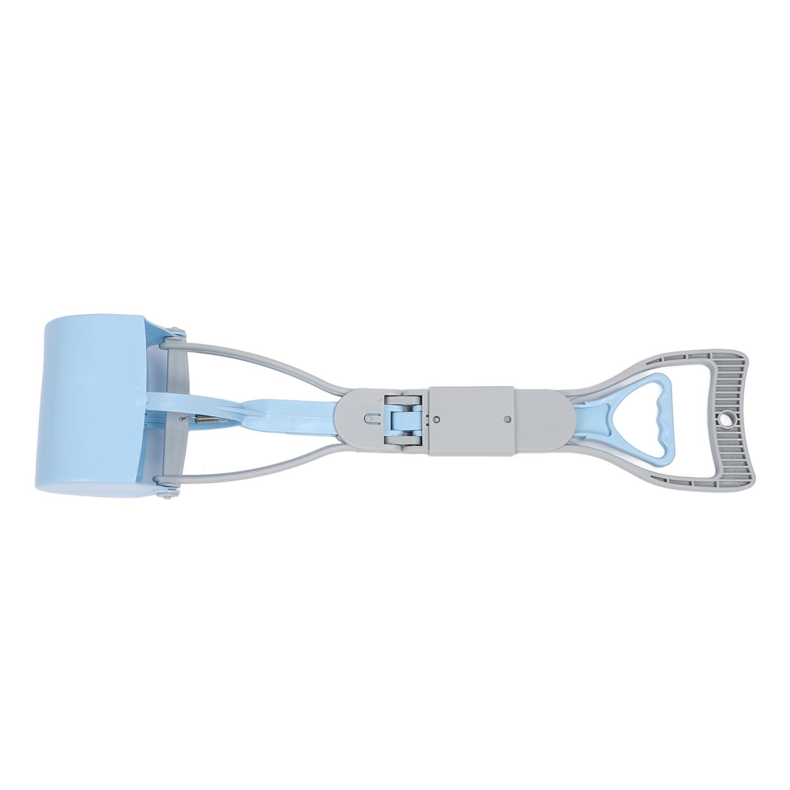 

Non Breakable Pet Pooper Scooper for Dogs Long Handle High Strength Spring Large Poop Picker Upper синий