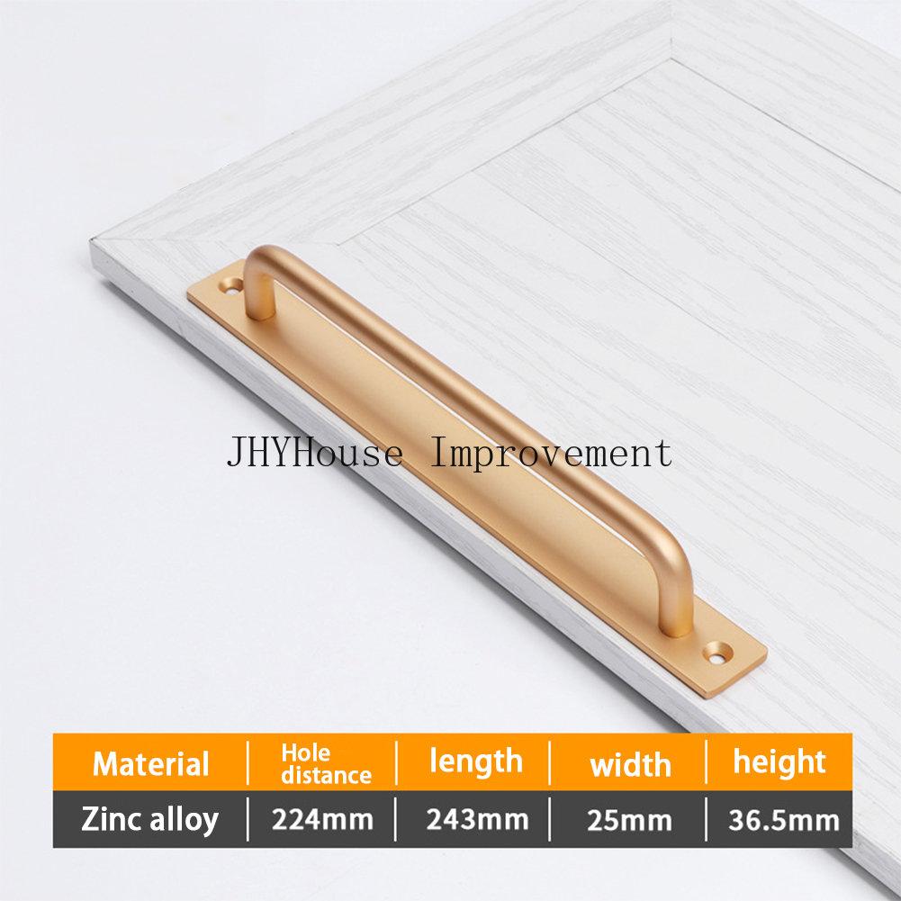 Aluminium Alloy Black Door Handles Balcony Bedroom Kitchen Door Pulls Silver White Furniture Handle Door Hardware knobs
