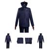 Jujutsu Kaisen Costume Cosplay Inumaki Toge Set Con Parrucca di Alta Qualità e Pantaloni Resistenti Per Halloween ed Eventi Anime