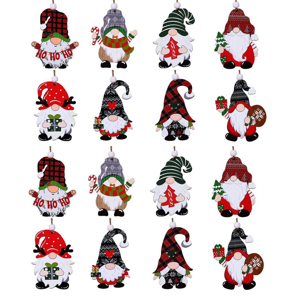 Wood, Christmas, Christmas Tree Decorations, Pendants, Ornaments, Christmas Dwarves, Dwarf Elders, Snowmen